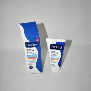 PanOxyl Acne Foaming Wash 10% Benzoyl Peroxide Max Strength 5.5 oz Set of 3 NWT
